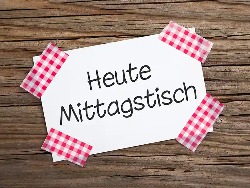 Mittagsmenü in Horitschon im Bezirk Oberpullendorf